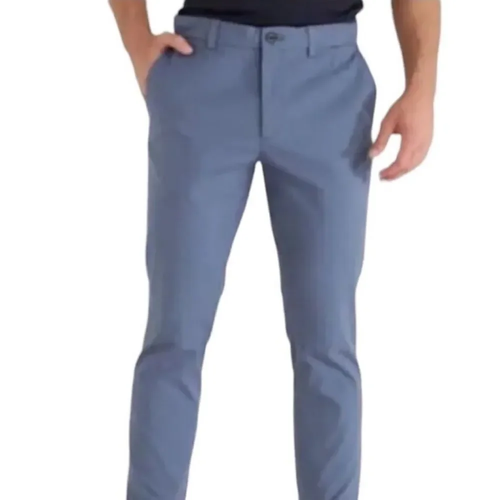 🔸️NWT Banana Republic Blue Flat Front Pants Size 38x32